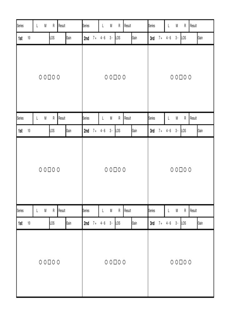Football Play Chart Template | PDF | Technology & Engineering