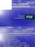 Prezentare Didactica Teoria Si Metodolog Instruirii