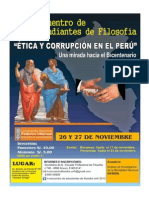 (beta) PROGRAMACION DEL IV ENCUENTRO DE ESTUDIANTES DE FILOSOFIA