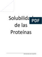 Solubilidad de Las Proteinas