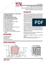 LTC3421 - 3A Micropower Synchronous Boost Converter