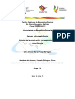 Informe de Tercera Visita Contexto Rural