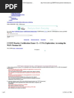 CCENT Practice Certification Exam # 2 – CCNA Exploration