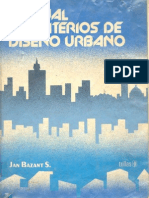 Manual de criterios de diseño urbano [Jan Bazant S.]