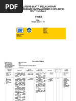 Silabus fisika SMK X-XII
