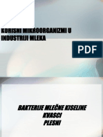 Korisni Mikroorganizmi U Industriji Mleka