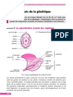 Des Débuts de La Génétique Aux Enjeux Actuels