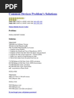 Download 16296069 Nokia Secret Codes by 196al SN18663607 doc pdf