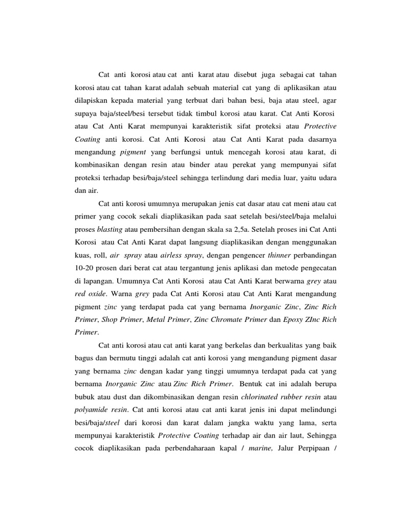  Cat  Anti  Korosi 