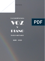 La Cancion Para Voz y Piano en El Pais Vasco 18701939