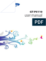 Samsung - Galaxy Tab 2 101 WiFi GT P5110 User Manual