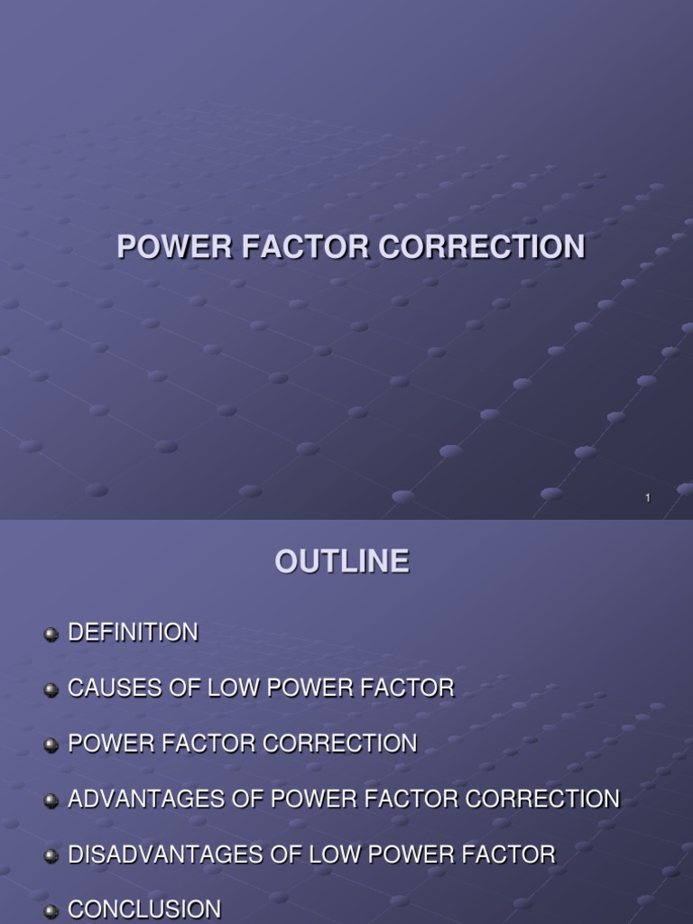 Power Factor Correction Techniques | PDF | Ac Power | Capacitor