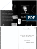 Immanuel Kant - Filosofía de La Historia