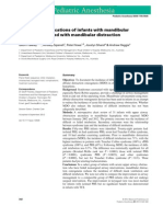 Anesthetic Implications of Infants With Mandibular