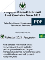 Riskesdas 2013