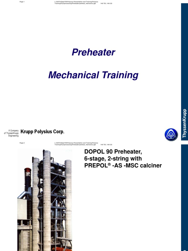 Preheat Mechanics PDF Chemical Equipment Chemical Process Engineering