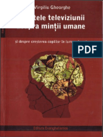 Virgiliu Gheorghe Efectele Televiziunii Asupra Minţii Umane