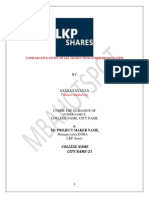 Project Report On Finance LKP Shares