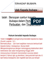 Adab Terhadap Ibubapa - PPT THN 4