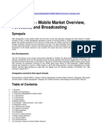 Bangladesh Mobile Market Overview Forecasts and Broadcasting