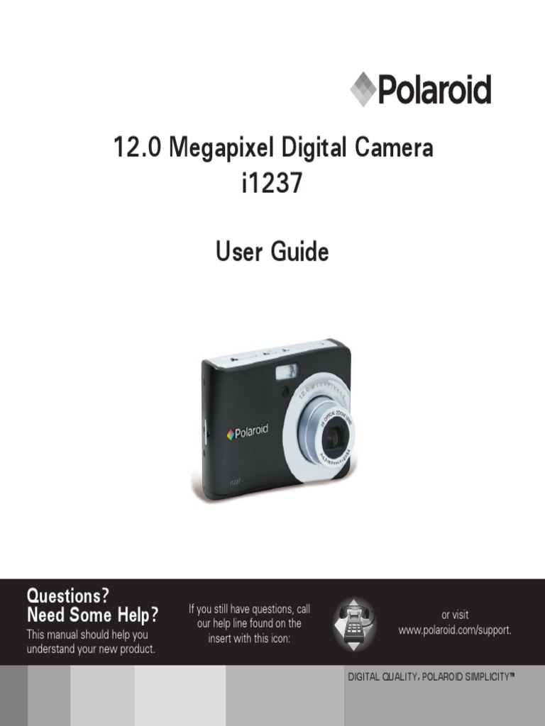 Polaroid i1237 User Manual Digital Camera Modes Camera