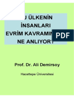 Ali Demirsoy - Bu Ülkenin İnsanları Evrim Kavramından Ne Anlıyor