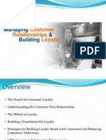 Customer Relationship and Building Loyalty