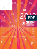 Calendario CENADOJ 2013 Carta