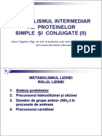 Stomatologie_Met. Intermediar Al Proteinelor (II)