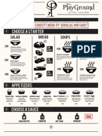 Choose A Starter: Playground Concept Menu by Douglas and Gaby