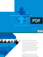 Underwriting Brochure MIB Solutions, Inc.