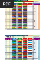 Master Workout Schedule / Manager For Use With P90X PDF Version