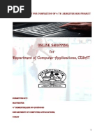 Online Shopping For Department of Computer Applications, CUSAT