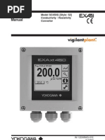 Manual YOKOGAWA - Medidor de Conductividad ANTECH