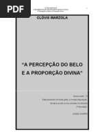 a percepção do belo e a proporção divina