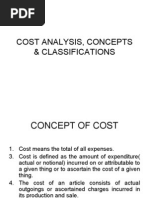 Download Cost Analysis Concepts  Classifications by marget SN18673971 doc pdf