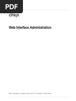 Web Interface Admin