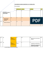 CALENDARIO DE EXAMENES SEGUNDO SEMESTRE 2013 PRIMER AÑO