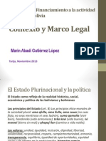 Monitoreo Al Fianciamiento A La Política - Tarija MARIN G.L.