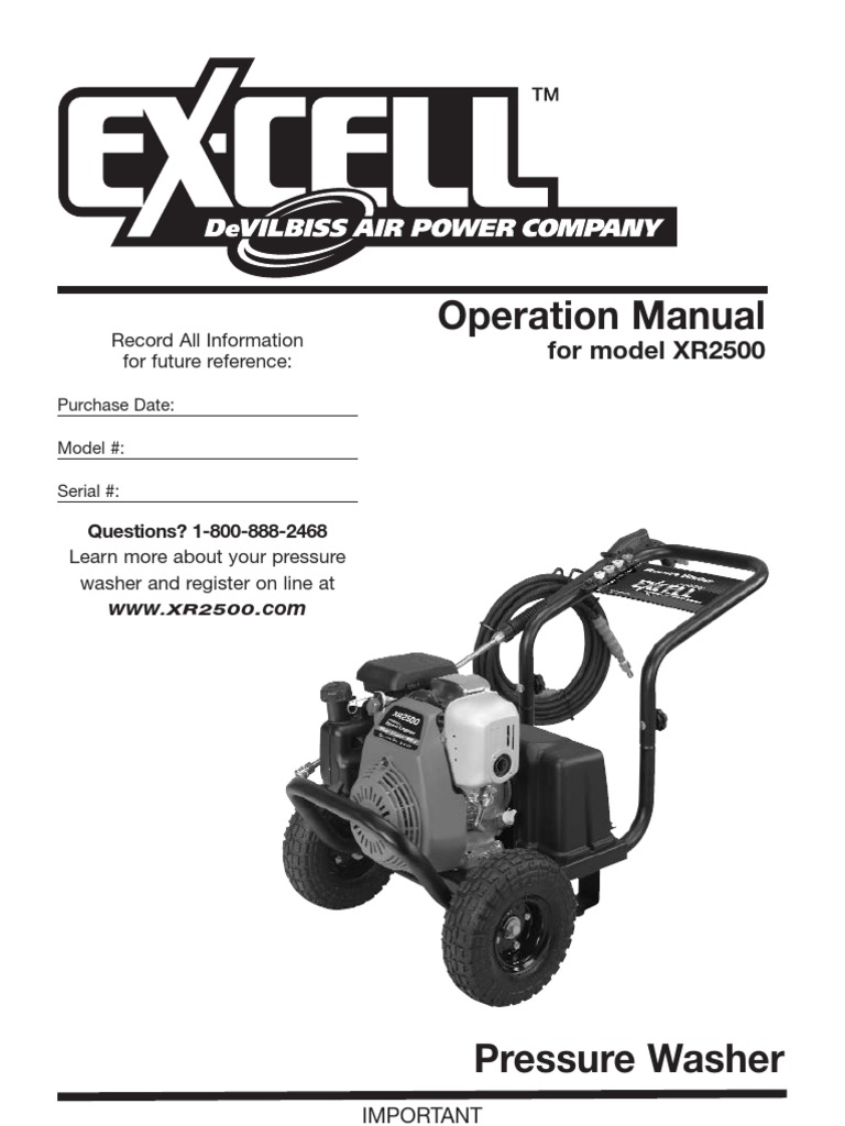 Pressure Washer XR2500 | Washing Machine | Pump