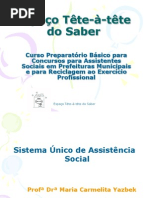 (SUAS) Aulas Espaço tête a tete do saber