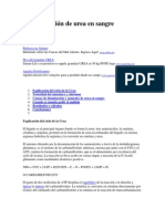 Determinación de Urea en Sangre