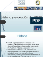 Tema 1 Historia y Evolución Cobit