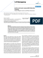 Coronary Artery Dissection and Acute Myocardial Infarction During Blunt Chest Trauma