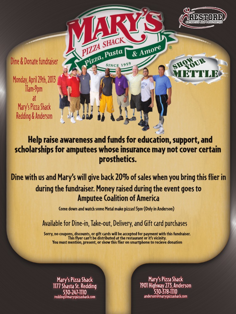 Show Your Mettle Fundraiser PDF