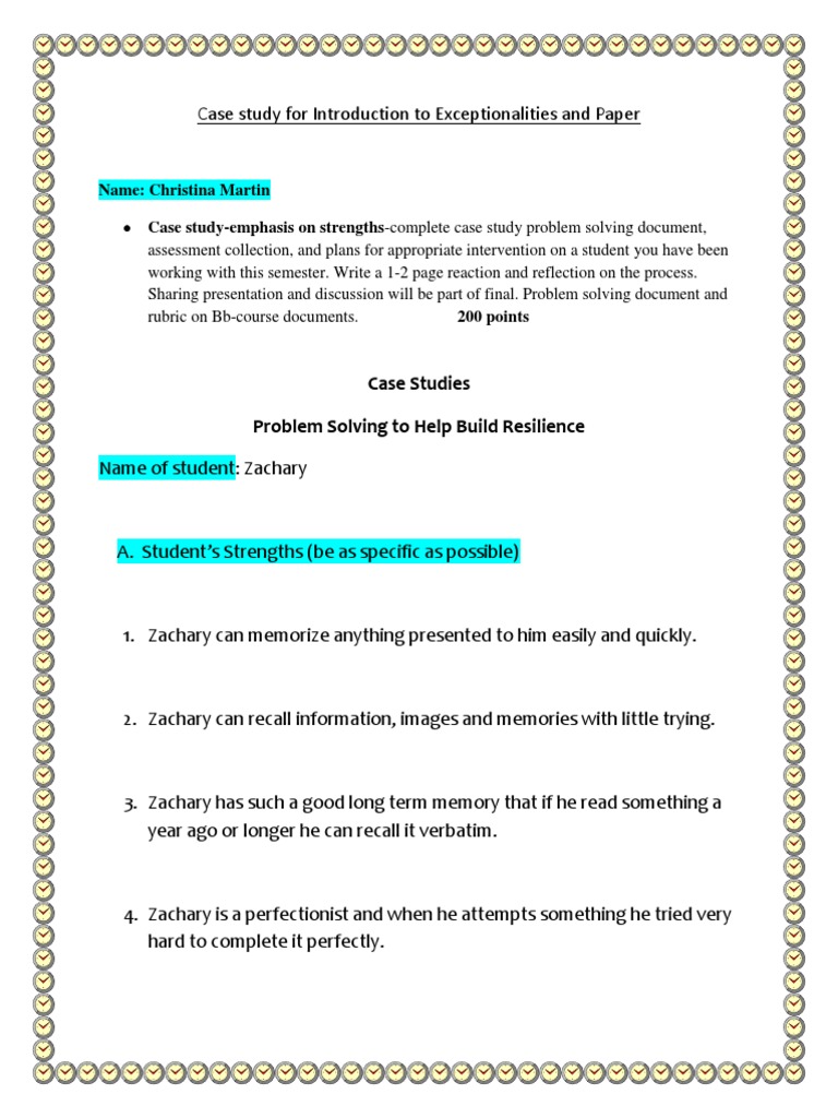 Perfectionism In Students Case Study In >> Case Study For Introduction To Exceptionalities Classroom 37 Views Perfectionism In Students Case Study In >> Case Study For Introduction To Exceptionalities Classroom 37 Views