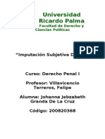 Monografia de Imputacion Subjetiva