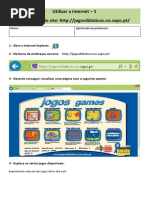 Utilizar a Internet - 1 (http://jogosdidaticos.no.sapo.pt/)