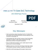 Intel 22nm SoC Briefing