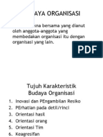 Budaya Organisasi